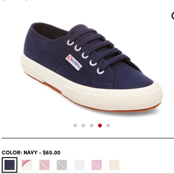 navy blue superga sneakers